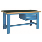 重型工作臺高分子桌板帶兩吊抽，GF1500-B，GF1800-B，GF2000-B