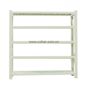 中型貨架主架（五層擱板，500kg/層）白色